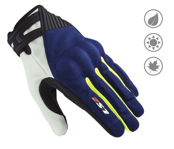 LS2 Dart II Blue/H-V Yellow MAN